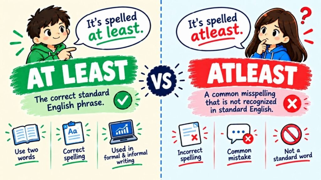 Atleast Or At Least: Which One Is Actually Correct?