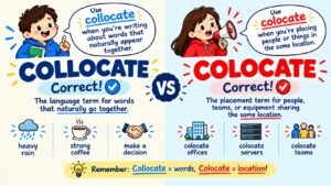 Collocate Vs Colocate: What Each Word Really Means And How To Use Them Correctly