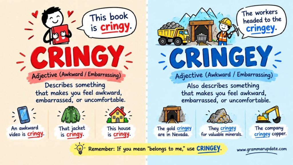 Cringy Or Cringey: Which Spelling Is Correct And What Does It Mean?