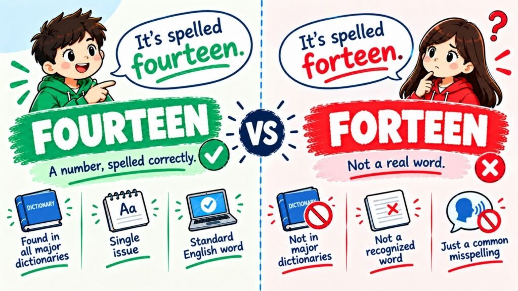 Forteen Or Fourteen: Which Spelling Is Correct?