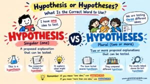 Hypothesis Or Hypotheses: What Is The Correct Word To Use?