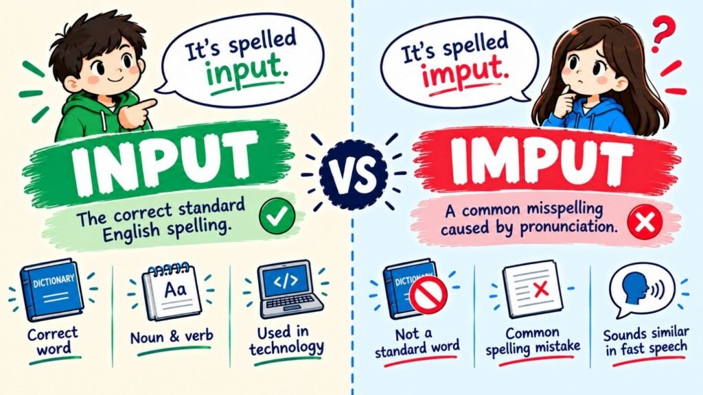 Input Or Imput: Which One Is Actually Correct?
