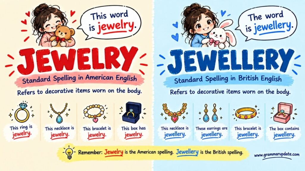 Jewelry Or Jewellery: Which Spelling Is Correct?