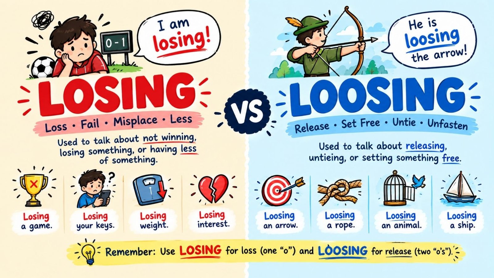 Losing Or Loosing: Which One Is Correct?