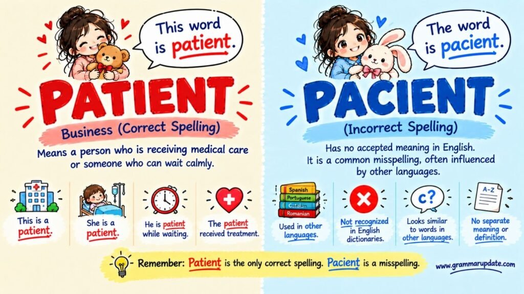 Patient Or Pacient: Which Spelling Is Correct?