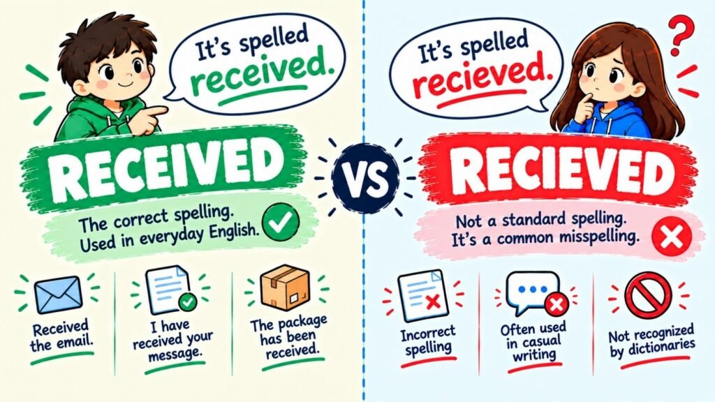 Recieved Or Received: Which Spelling Is Correct?