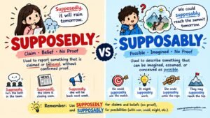 Supposably Vs Supposedly: What Each Word Really Means