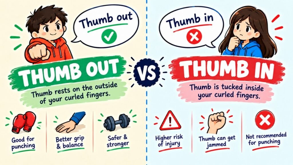 Thumb In Or Thumb Out: What It Really Means