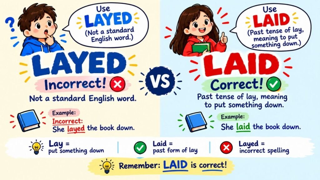 Layed Vs Laid: Which One Is Actually Correct?