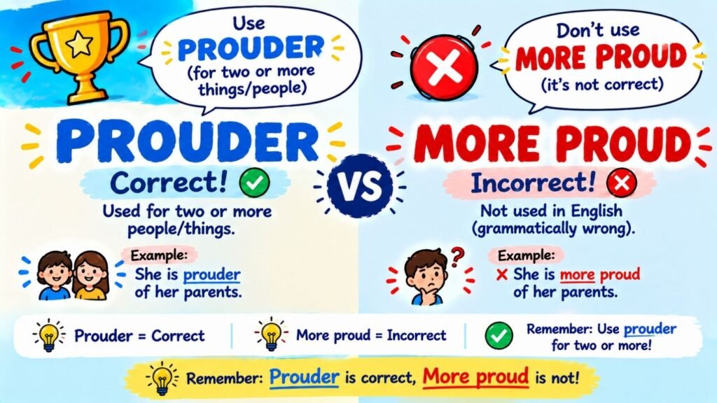 Prouder Or More Proud: Which One Is Actually Correct?