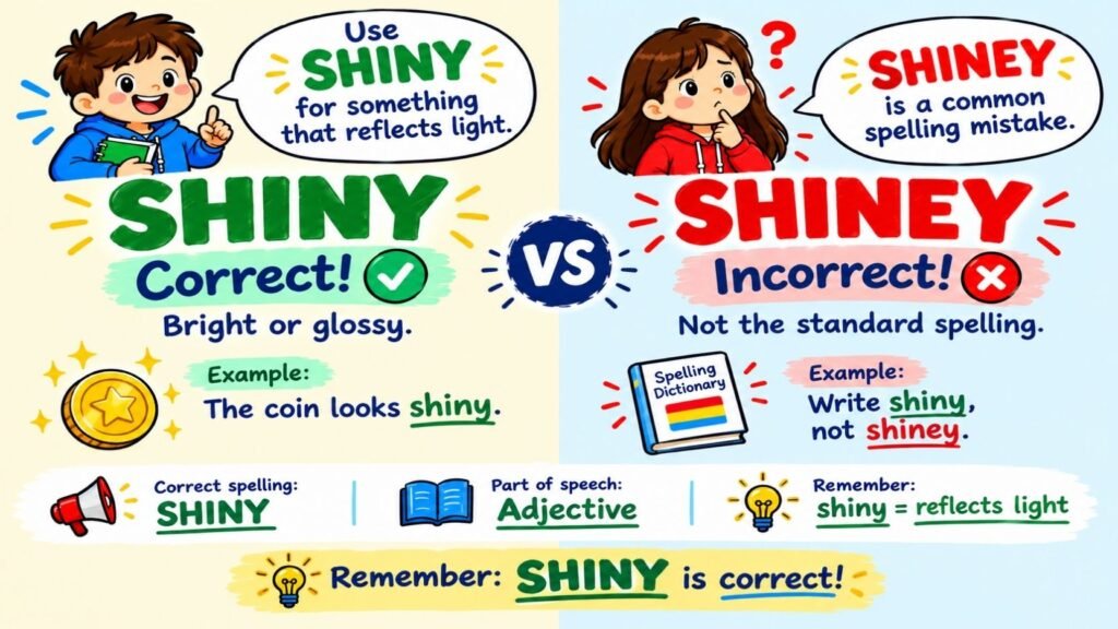 Shiney Or Shiny: Which Spelling Is Actually Correct?