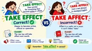 Take Effect Or Take Affect: Which One Is Correct?
