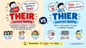 Thier Or Their: Which Spelling Is Correct?